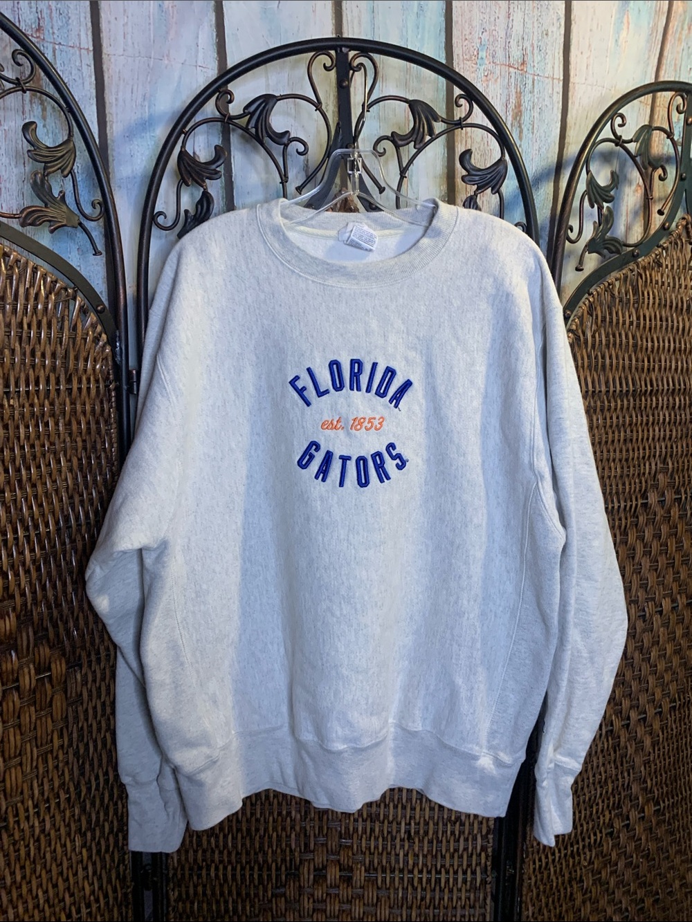 Florida Gators Champion Embroidered Sweatshirt Size L